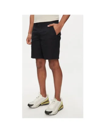 Pantaloni scurti barbati,  303384357, Bumbac, Negru, Negru