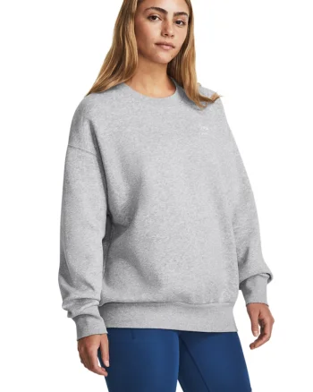Bluza de trening din fleece cu maneci cazute Icon, Gri melange