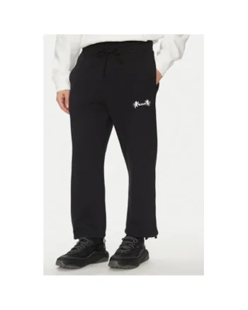 Pantaloni barbati,  305365682, Bumbac, Negru, Negru