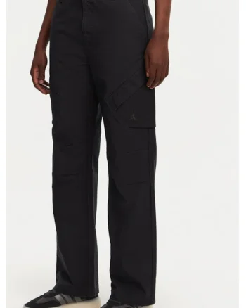 Pantaloni dama,  305365408, Bumbac, Negru, Negru