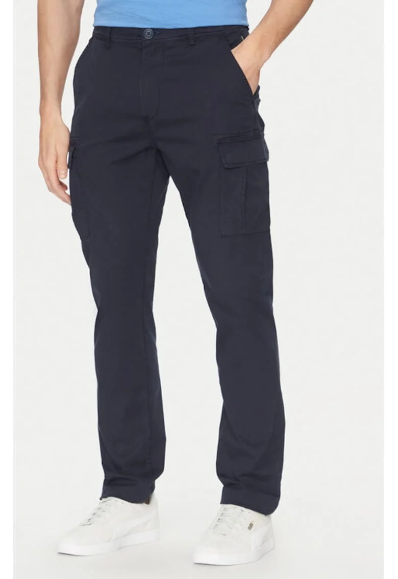 Pantaloni barbati,  305102249, Bumbac, Albastru, Albastru