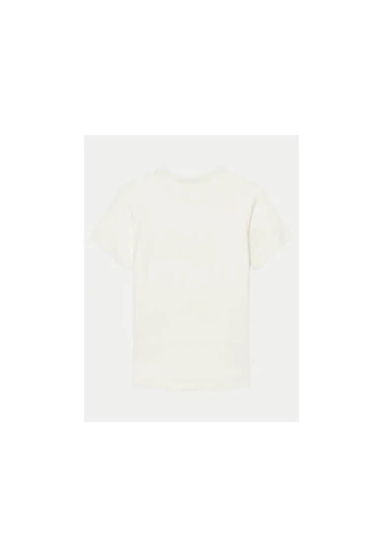 Tricou baieti,  304762444, Bumbac, 152 CM, Alb