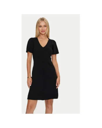 Rochie dama,  304218774, Bumbac/Poliester, Negru, Negru