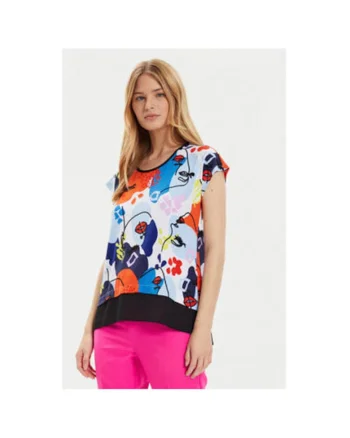 Tricou dama,  303838911, Poliester, Multicolor, Multicolor