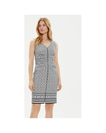 Rochie dama,  303838843, Viscoza/Nylon, Negru, Negru