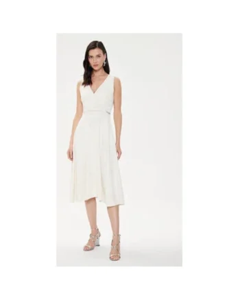 Rochie dama,  304371059, Poliester, Bej, Bej