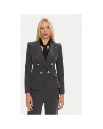 Sacou dama,  304787539, Poliester, Gri, Gri