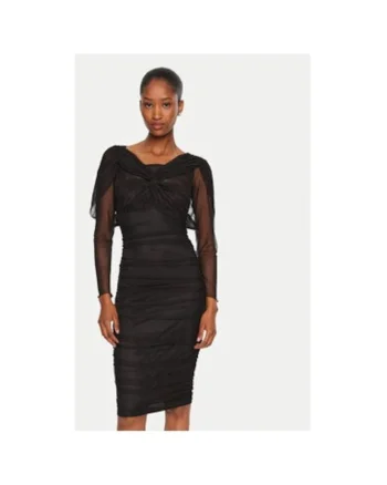 Rochie dama,  304725142, Poliester, Negru