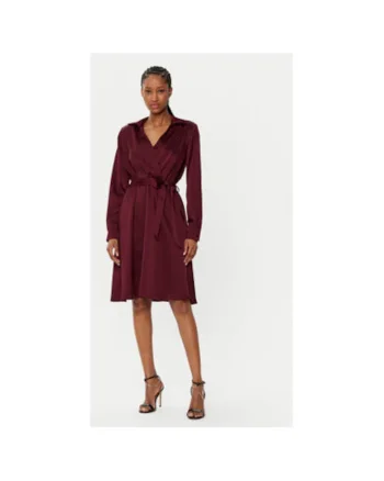 Rochie dama,  305165152, Poliester, Rosu, Rosu