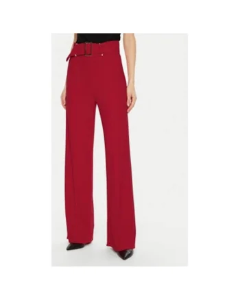 Pantaloni dama,  305119360, Poliester, Negru, Negru