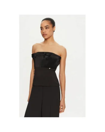 Tricou dama,  305015594, Poliester, Negru, Negru
