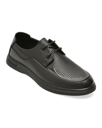 Pantofi eleganti BITE THE BULLET negri, 25T7239, din piele naturala