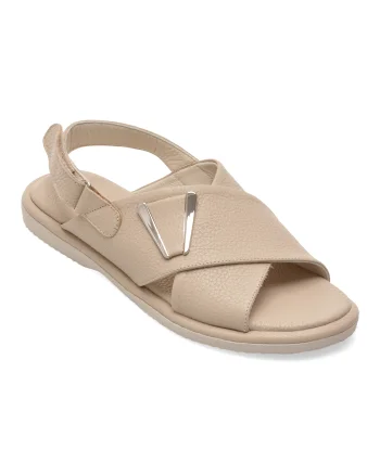 Sandale GOLD DEER gri, 1365707, din piele naturala