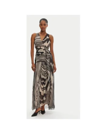 Rochie dama,  305265302, Poliester, Bej, Bej