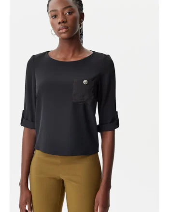 Bluza dama,  305318244, Poliester, Negru, Negru