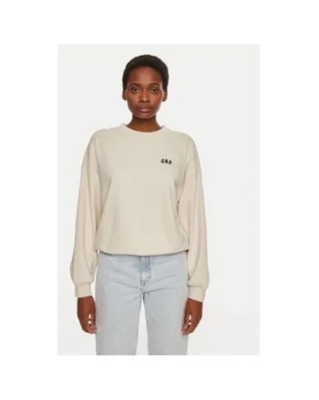 Bluza dama,  304454097, Bumbac/Poliester reciclat, Bej, Bej