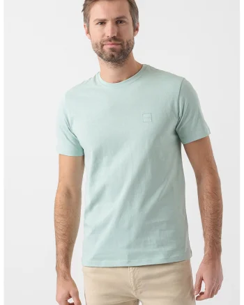 Tricou din bumbac Tales, Verde menta