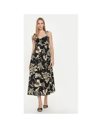 Rochie dama,  304357626, Bumbac/Viscoza, Negru, Negru