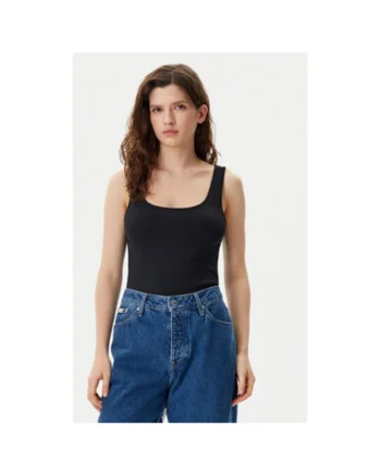 Tricou dama,  305290069, Bumbac/Modal, Negru, Negru