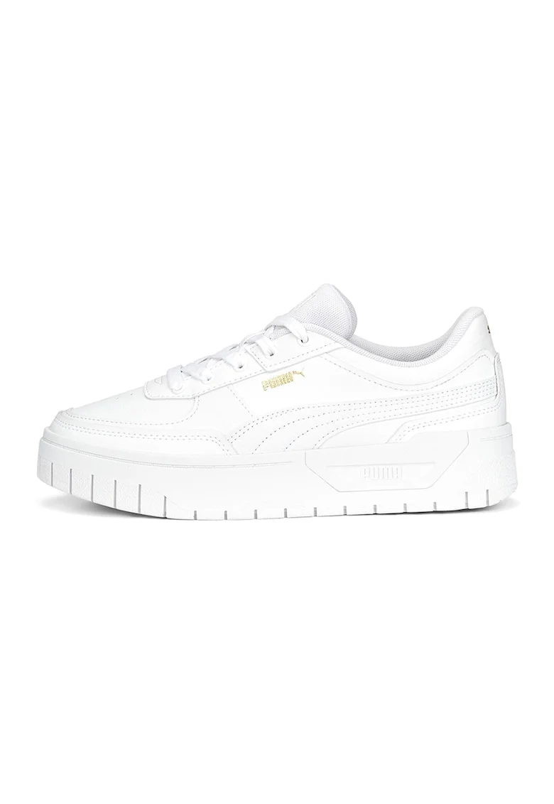 Pantofi sport de piele si piele ecologica Cali Dream, Alb