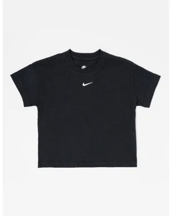 Tricou din bumbac cu monograma discreta, Negru