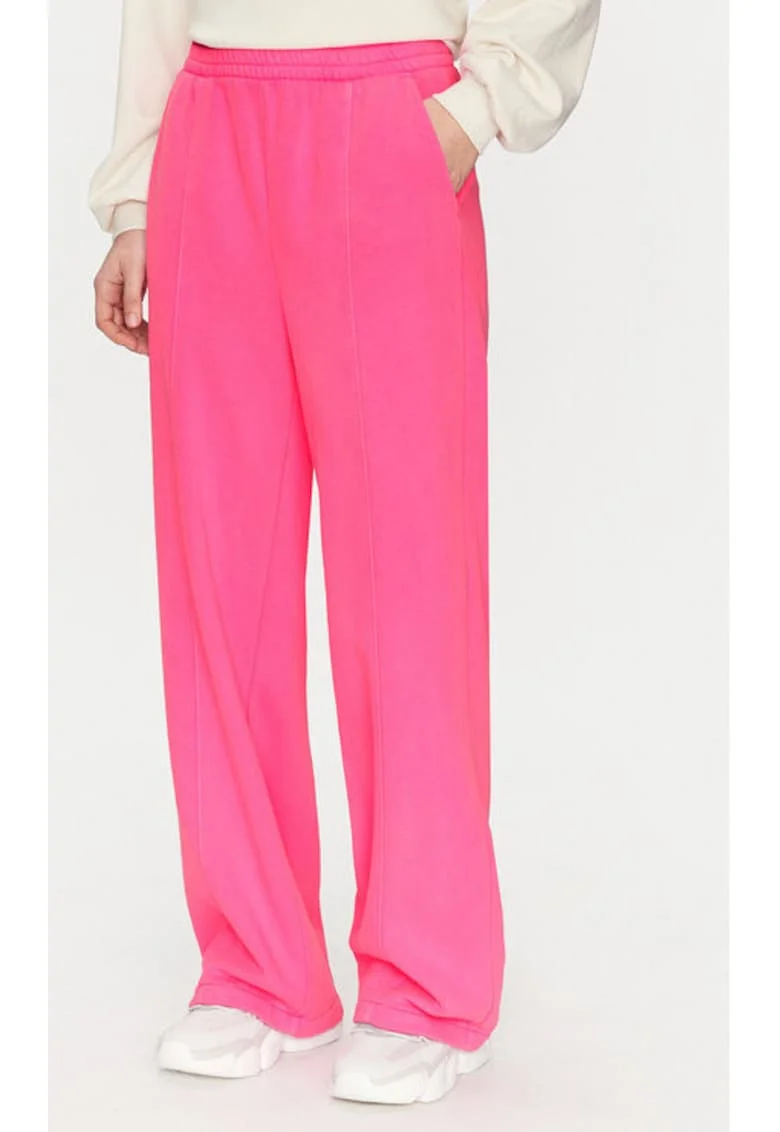 Pantaloni dama,  304986192, Bumbac/Poliester, Roz, Roz