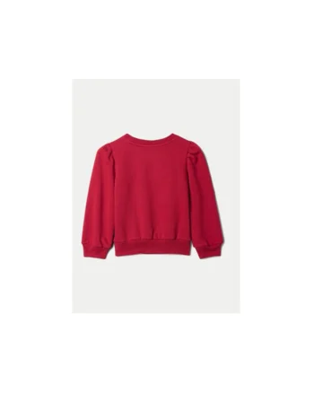 Bluza fete,  304985614, Bumbac/Poliester, Rosu, Rosu