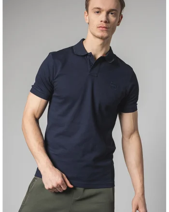 Tricou polo slim fit Passenger, Albastru ultramarin