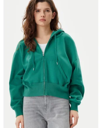 Bluza dama,  305290281, Bumbac/Poliester, Verde, Verde