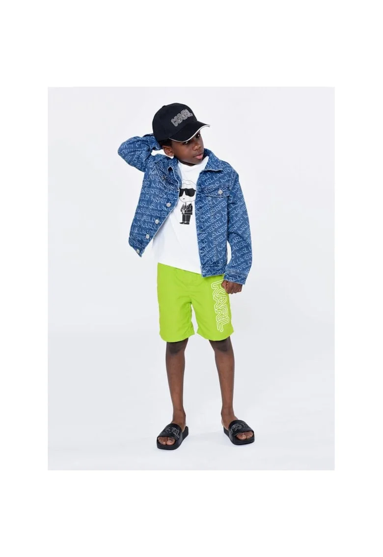 Pantaloni inot baieti,  301984726, Poliester, Verde, Verde