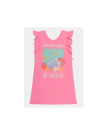 Rochie fete,  303640033, Poliester/Bumbac, Roz, Roz