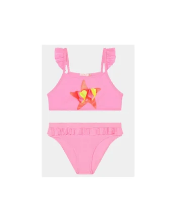 Costum de baie fete,  303639303, Poliamida/Elastan, Roz, Roz