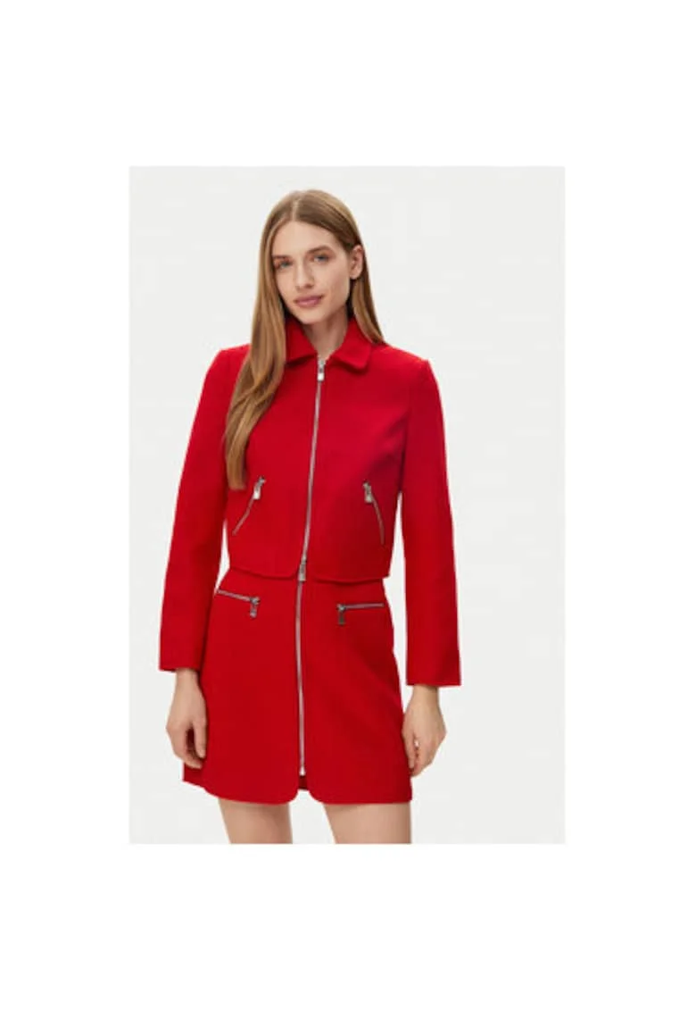 Sacou dama,  305253699, Poliester, Negru, Negru