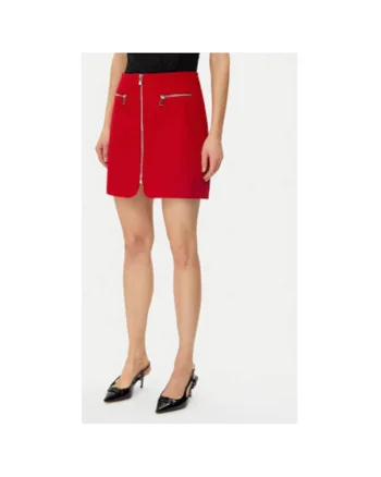 Fusta dama,  305253040, Poliester, Negru, Negru