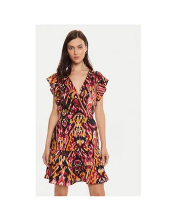 Rochie dama,  304480096, Poliester, Multicolor, Multicolor