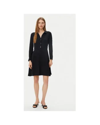 Rochie dama,  305253378, Poliester, Negru, Negru