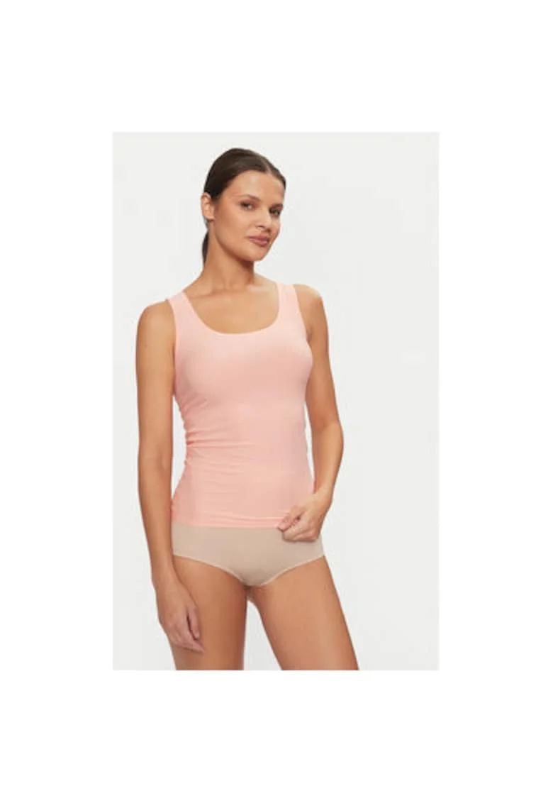 Tricou dama,  303814588, Nylon/Elastan, One Size INTL, Portocaliu