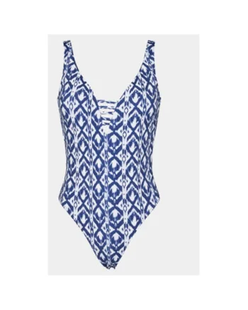 Costum de baie dama,  303570897, Poliamida/Elastan, Albastru, Albastru