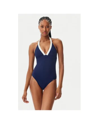 Costum de baie dama,  304812880, Poliamida/Elastan, Albastru, Albastru