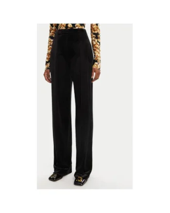 Pantaloni Dama,  305313508, Poliester, Elastan, Negru, Negru