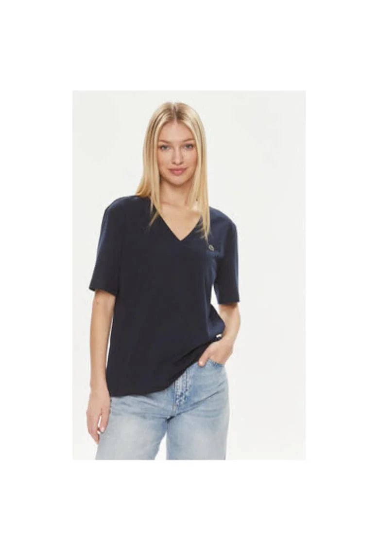 Tricou dama,  303714239, Bumbac, Albastru, Albastru
