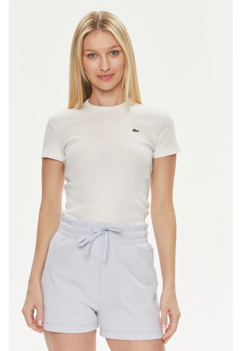 Tricou dama,  303714024, Bumbac organic, Alb, Alb