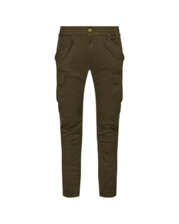 Pantaloni Barbati,  207946941, Bumbac, Elastan, Verde, Verde