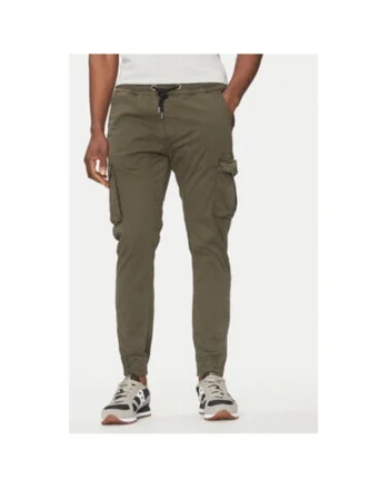 Pantaloni barbati,  301547433, Bumbac, Gri, Gri