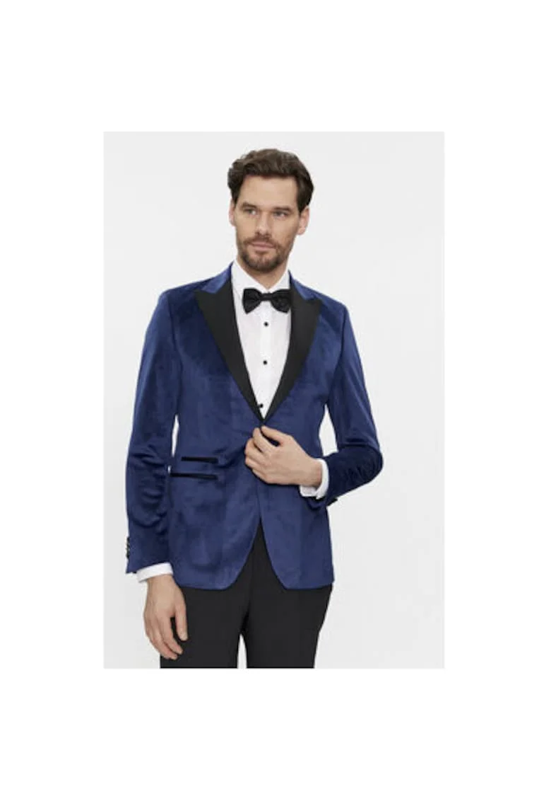 Sacou barbati,  303555726, Poliester, Albastru, Albastru