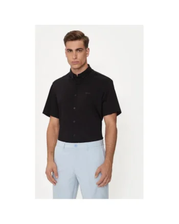 Camasa barbati,  303676254, Bumbac, Negru, Negru