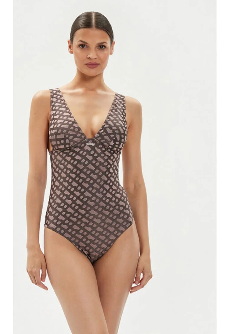 Costum de baie dama,  303806392, Poliester, Maro, Maro