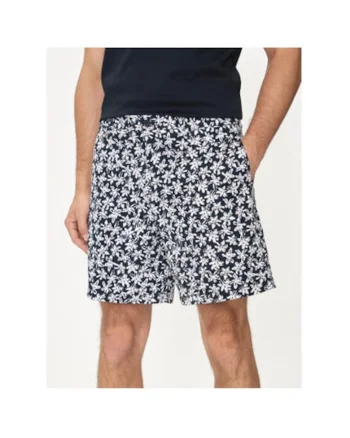Pantaloni scurti barbati,  303674953, Bumbac, Albastru, Albastru