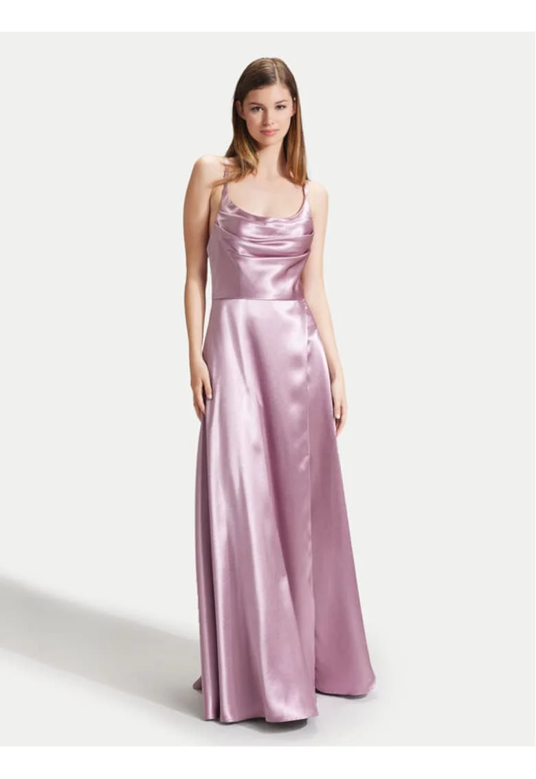 Rochie dama,  304165764, Poliester, Roz, Roz