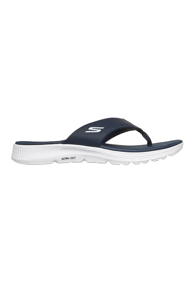 Papuci flip-flop cu model uni Go Consistent, Bleumarin